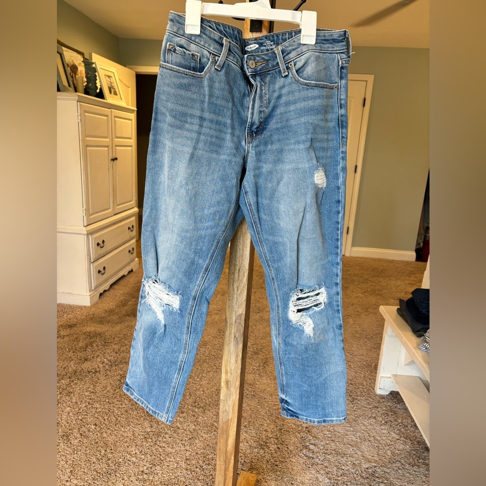 Old navy power slim straight jeans